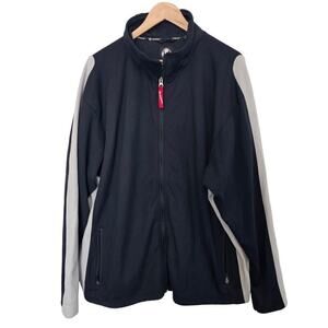 Sunice Six Layers Jacket Mens XXL Black Full Zip Mock Neck Fleece Warm Outdoors